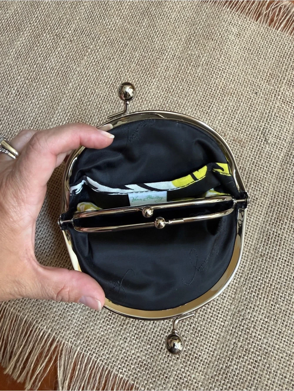 Vera Bradley compact quilted